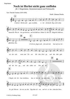 Noch ist Herbst nicht ganz entfloh'n von Johannes Pensler 