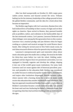 Lee Berk: Leading the Berklee Way von Mark Small 