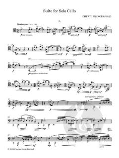 Suite for Solo Cello von Cheryl Frances-Hoad 