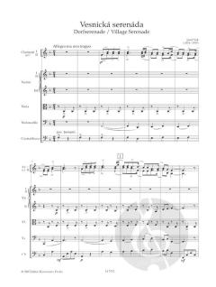 Dorfserenade für zwei Klarinetten und Streichinstrumente von Josef Suk 