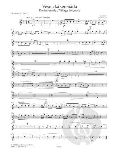 Dorfserenade für zwei Klarinetten und Streichinstrumente von Josef Suk 