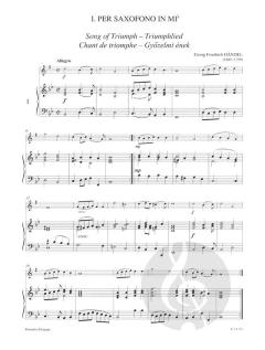 Saxophonmusik für Anfänger mit Klavierbegleitung 