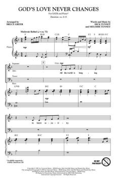 God's Love Never Changes 