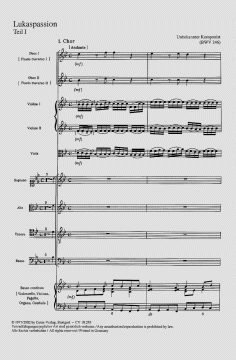 Lukaspassion BWV246 