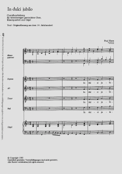 In dulci jubilo von Paul Horn 