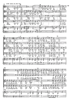 Schütz: Das Deo gratias nach dem Essen von Heinrich Schütz 