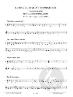 Le recueil du jeune trompettiste von Guy Aptel 