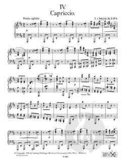 4 Klavierstücke von Ernst von Dohnanyi 