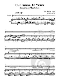 Der Karneval von Venedig von Jean Baptiste Arban 