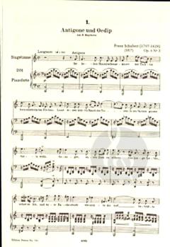 Lieder 4 von Franz Schubert 