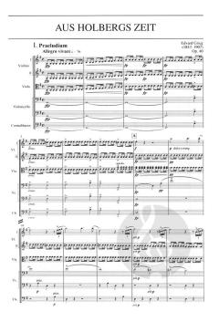 Aus Holbergs Zeit op. 40 von Edvard Grieg 