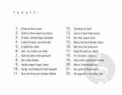 22 geistliche Volkslieder von Siegfried Singer 