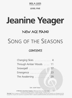 Song of the Seasons, Level 5 von Jeanine Yeager 