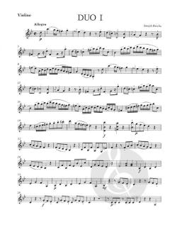 Duo I op. 4 von Joseph Reicha 