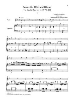 6 Sonaten op. 10 Band 2 von Carl Maria von Weber 