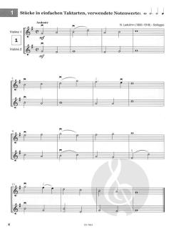 Erste Klassiksammlung für 2 Violinen 
