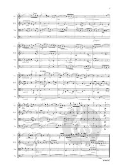 Die Kunst der Fuge für 4 Quartette von Johann Sebastian Bach 