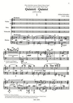 Klavierquintett von Alfred Schnittke 