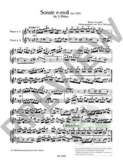 Sonate e-Moll von Pietro Locatelli 