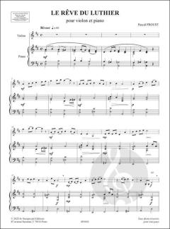 Le Rêve du luthier von Pascal Proust 