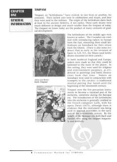 Fundamental Method For Timpani von Mitchell Peters 