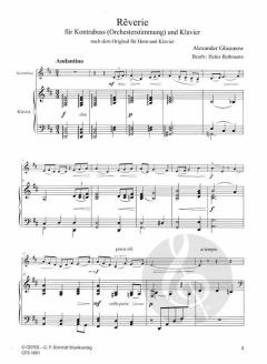 Rêverie von Alexander Glasunow 