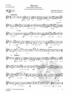 Rêverie von Alexander Glasunow 