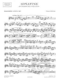 Sonatine von Claude Pascal 