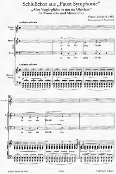 Schlusschor aus: Faust-Sinfonie von Franz Liszt 