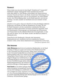 Musiktheorie kurz gefasst: Allgemeine Musiklehre von Julia Winterson  im Alle Noten Shop kaufen (Sonderangebot)