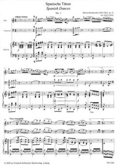 Fünf Spanische Tänze, op. 12 von Moritz Moszkowski 