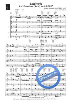 Battinerie von Johann Sebastian Bach 