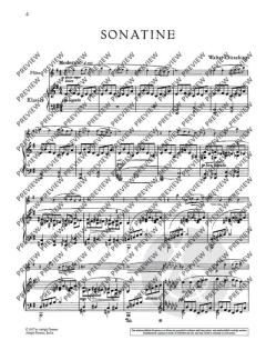 Sonatine von Walter Gieseking 