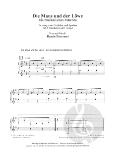 Die Maus und der Löwe von Ramin Entezami 