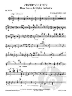 Choreography von Norman Dello Joio 