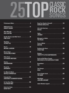 25 Top Classic Rock Songs 