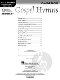 Gospel Hymns for Alto Sax 