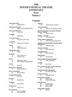 The Singer's Musical Theatre Anthology Vol. 2 Tenor 