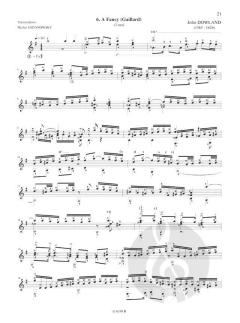 Selection de 26 Pieces pour Luth Vol. 3 von John Dowland 