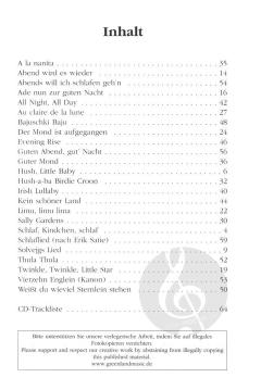 The Lullaby Choirbook von Carsten Gerlitz 