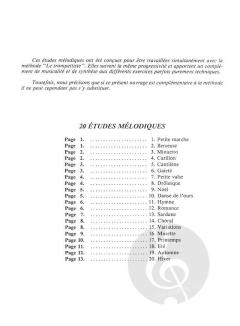 20 Etudes melodiques faciles et progressives 1 von Robert Bouche 