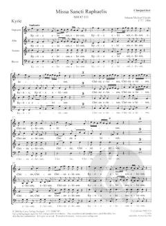 Missa Sancti Raphaelis MH 87/111 von Michael Haydn 