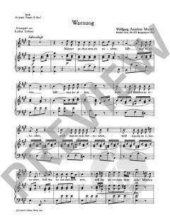 Warnung KV 433 von Wolfgang Amadeus Mozart 