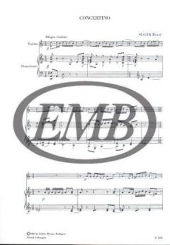 Concertino von Rezsö Sugar 