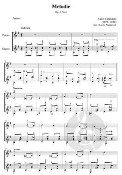 Anton Rubinstein: Melodie in F op. 3 Nr. 1 