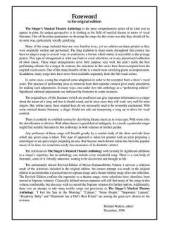 Singer's Musical Theatre Anthology Vol. 1 Mezzo-Soprano 