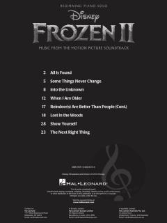 Frozen II (Beginning Piano Solo Songbook) von Robert Lopez 