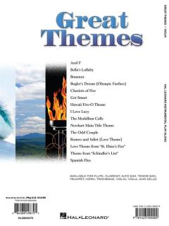 Great Themes - Instrumental Play-Along 