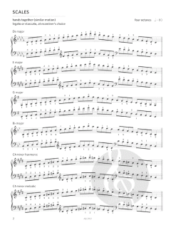 Piano Scales & Arpeggios from 2021 - Grade 7 