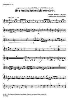 Eine musikalische Schlittenfahrt von Leopold Mozart 